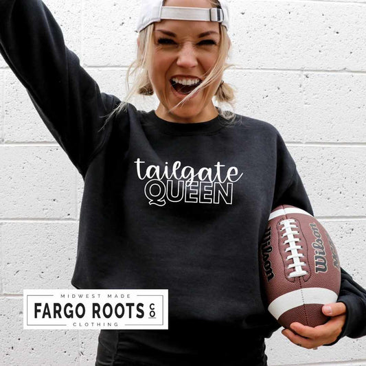 Fargo Roots Co. FOOTBALL CREWNECK [ pre order ] Tailgate Queen