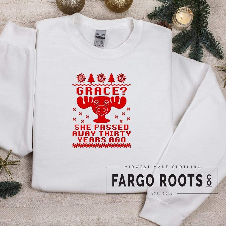 Fargo Roots Co. [ pre order ] Grace + Blessing Crewneck