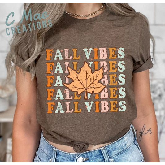 C Mae Creations [ pre order ] Fall Vibes Tee